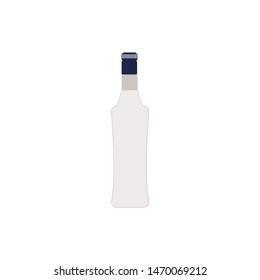 
turkish raki bottle vector illustration