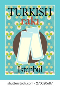 Turkish Raki Poster Design