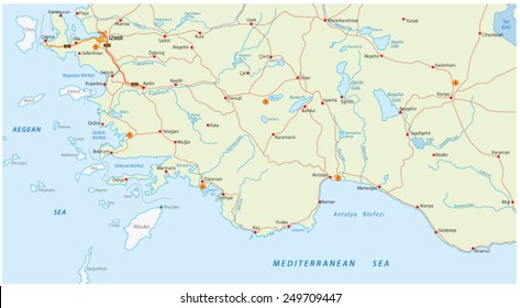 turkish riviera map