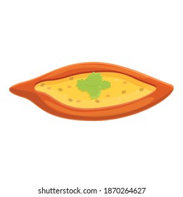 Turkish soup icon. Cartoon of turkish soup vector icon for web design isolated on white background