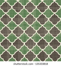 Turkish traditional seamless pattern with fabric texture on