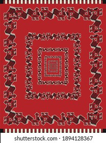 Turkish traditional throw rug, pillow, carpet, dress  design and pattern 