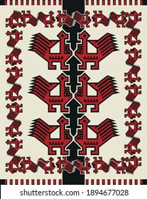 Turkish traditional throw rug, pillow, carpet, dress  design and pattern 