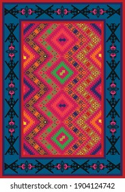 Turkish traditional throw rug, pillow, carpet, dress  design and pattern 