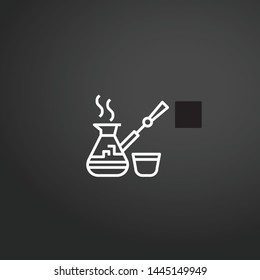 Turkish vector icon. Turkish concept stroke symbol design. Thin graphic elements vector illustration, outline pattern for your web site design, logo, UI. EPS 10.