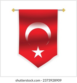 Turkiye Wall Flag and Turkiye Wall Hanging Flag Design