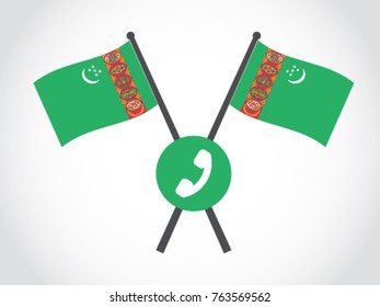 Turkmenistan Emblem Call Center