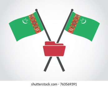 Turkmenistan Emblem Folder Files