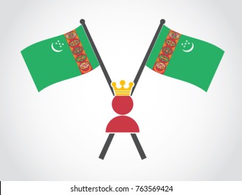 Turkmenistan Emblem King