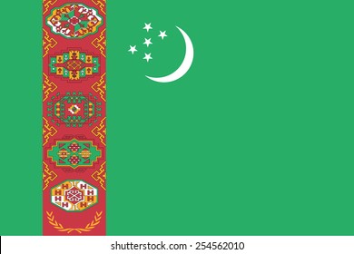 Turkmenistan Flag