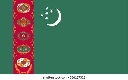 Turkmenistan flag