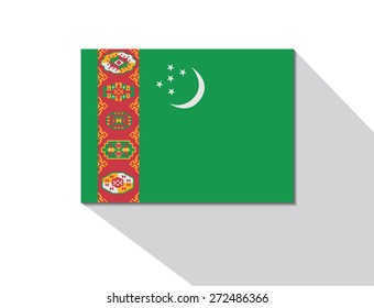 turkmenistan long shadow flag