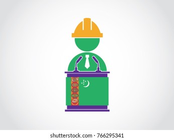 Turkmenistan Podium Builder Speech