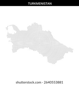 Turkmenistan's artistry features circular patterns.