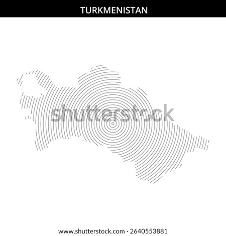 Turkmenistan's artistry features circular patterns.