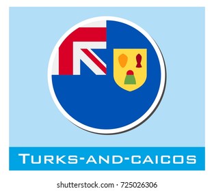 Turks and Caicos flag icon