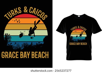 Turks And Caicos Grace Bay Beach T Shirt