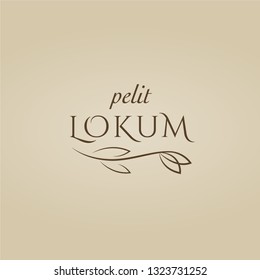 Turlish Delight Lokum Logo Tulip