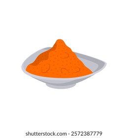 Turmeric, Indian Symbol Vector Illustration