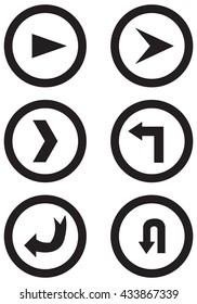 Turn arrows set 