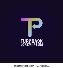 Turn Back Logo Template