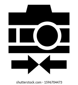 turn camera icon isolated sign symbol vector illustration - high quality black style vector icons
