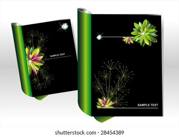 Turn of glossy magazine