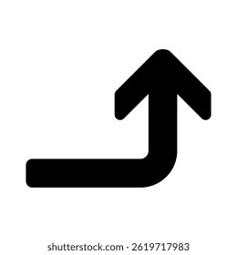 Turn Up Icon Element For Design