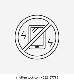 turn into vibration line icon