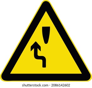 Turn left to detour, Gallery of All Warning Signs, Road signs in China