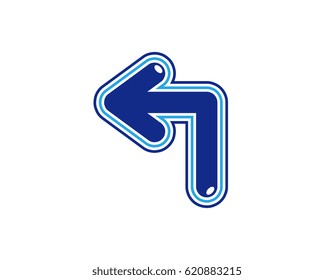 turn left symbol