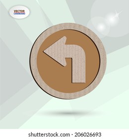 Turn Left traffic sign