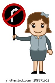 Turn Not Allowed Vector