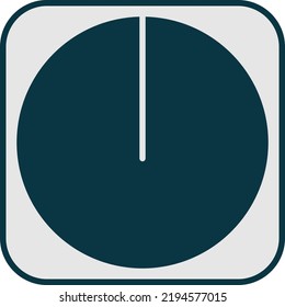 Turn off icon, illustration, vector on a white background.