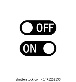 Turn Off Icon , Key Template Design Simple Concept Emblem Isolated Illustration ,  Technology Sample Control , Outline Solid Background White
