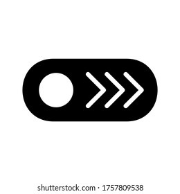 Icono de apagado o logotipo símbolo de signo aislado ilustración vectorial - iconos vectoriales de estilo negro de alta calidad
