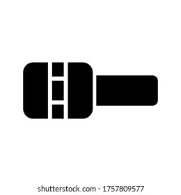 Icono de apagado o logotipo símbolo de signo aislado ilustración vectorial - iconos vectoriales de estilo negro de alta calidad

