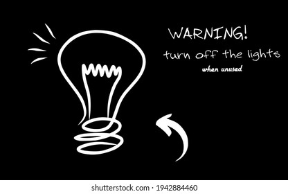 apaga las luces cuando no esté en uso