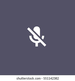 turn off microphone icon