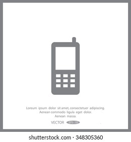 turn off phone vector icon