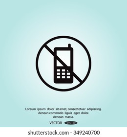 Turn Off Phone Vector Icon