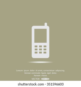 turn off phone vector icon