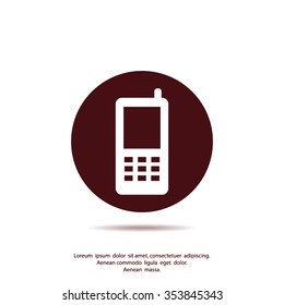 turn off phone vector icon