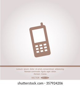 turn off phone vector icon