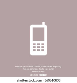 turn off phone vector icon