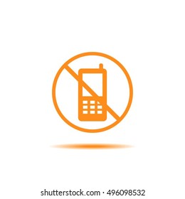 turn off phone vector icon