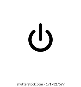Turn Off Sign Icon Simple Design
