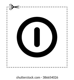 turn off vector icon