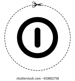 turn off vector icon