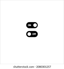 Turn On Off Button Icon Vector Stock Vector (Royalty Free) 2080301257 ...